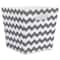 DII® 11" Trapezoid Polyester Chevron Storage Bin